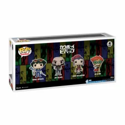Cowboy Bebop - Spike Spiegel, Jet Black, Faye Valentine, Ed & Ein Pop! Vinyl Figure 4-Pack