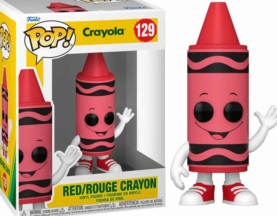 Crayola - Red/Rouge Crayon Pop! Vinyl Figure