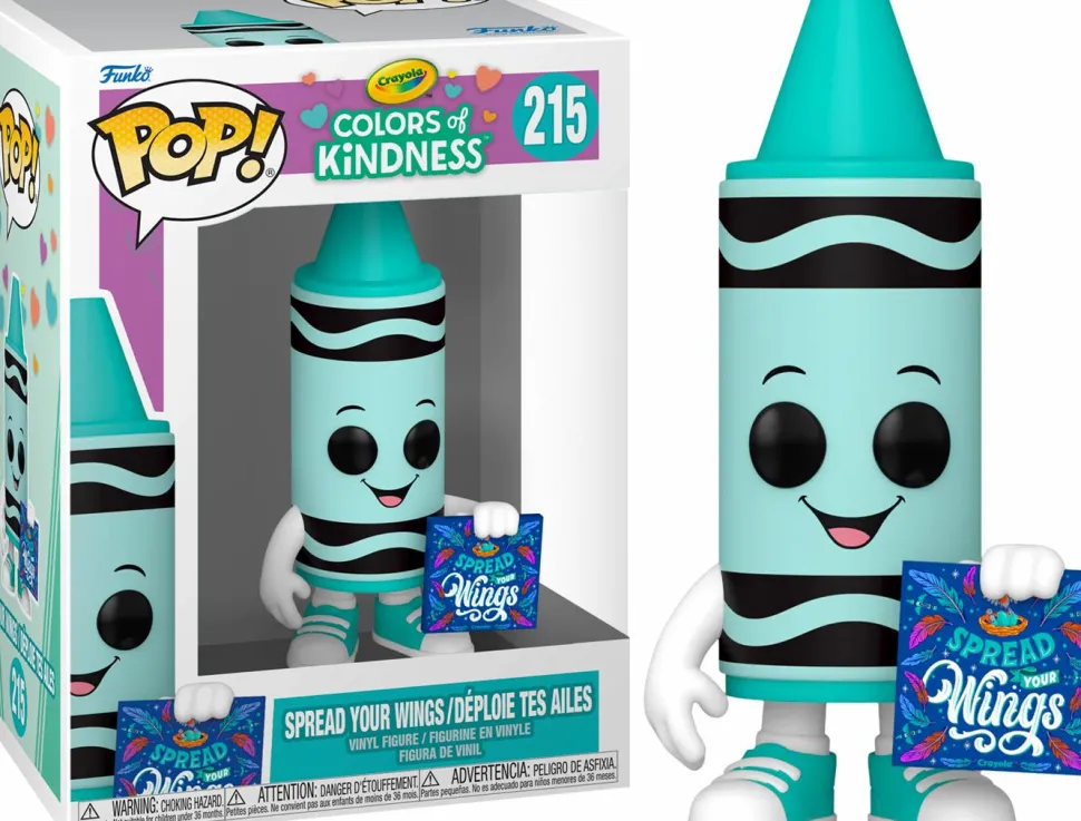 Crayola - Spread Your Wings Teal Crayon Pop! Vinyl Figure