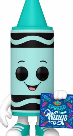 Crayola - Spread Your Wings Teal Crayon Pop! Vinyl Figure
