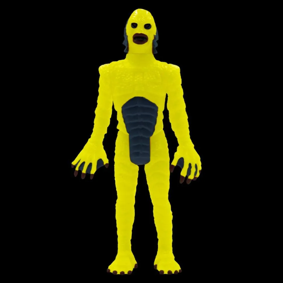 Creature from the Black Lagoon (1954) - The Creature Costume Colours Glow-in-the-Dark ReAction 3.75” Action Figure in Box Packaging