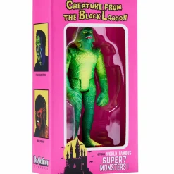 Creature from the Black Lagoon (1954) - The Creature World Famous Super Monsters Wide Sculpt ReAction 3.75” Action Figure in Box Packaging