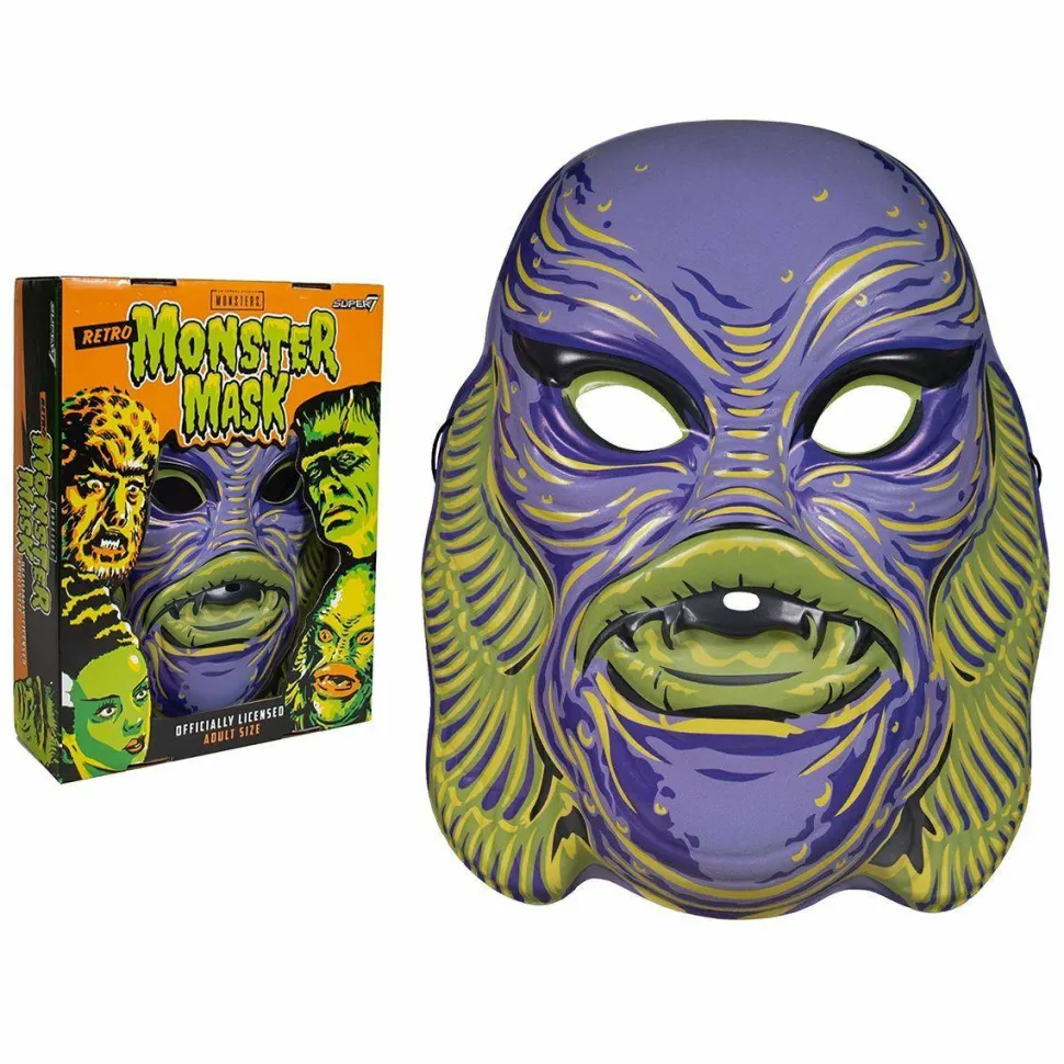 Creature from the Black Lagoon (1954) - The Creature (Purple) Glow-in-the-Dark Vacuform Retro Monster Mask