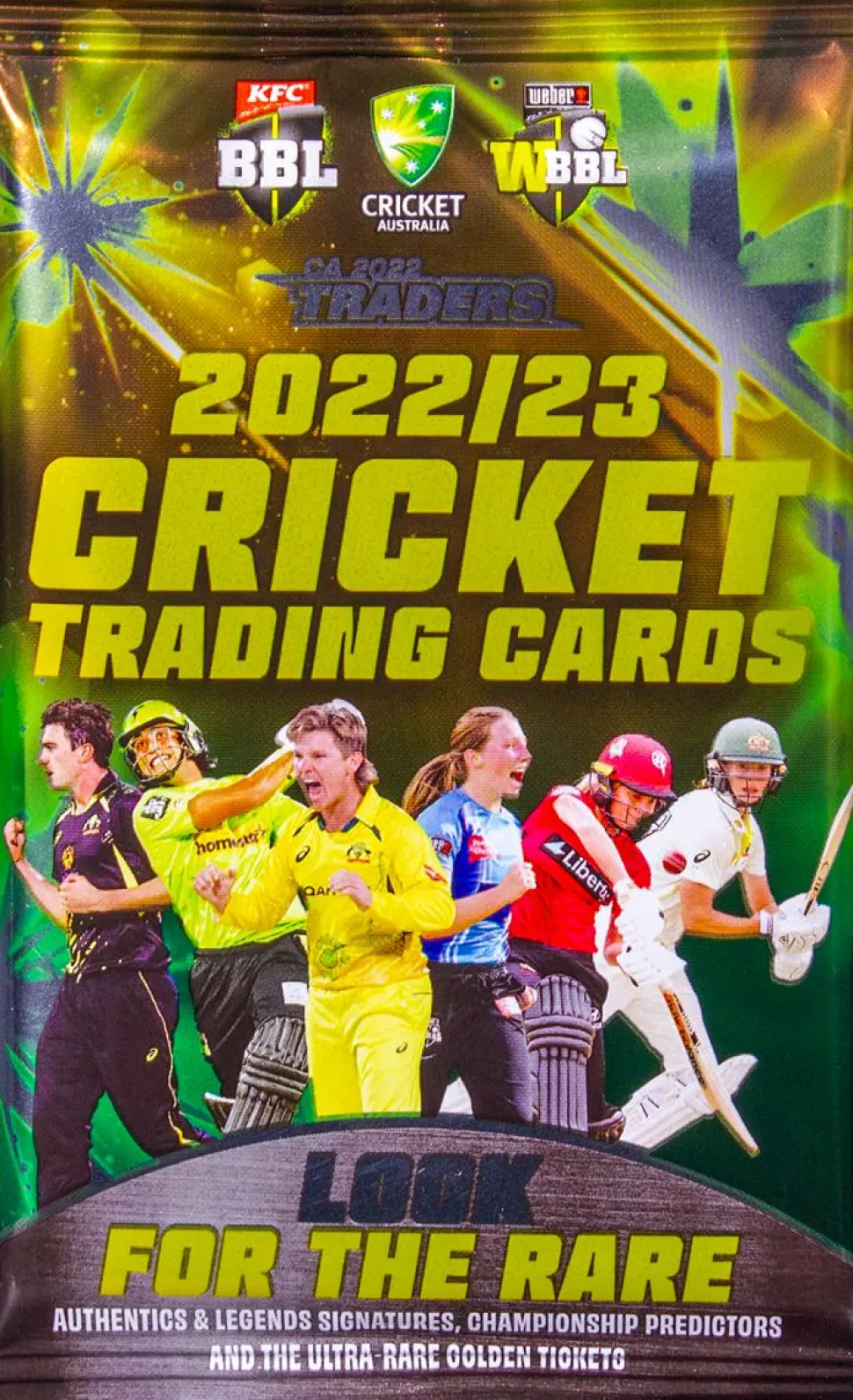 Cricket - 2022/23 Cricket Australia Traders Cards Single Pack (10 Cards)
