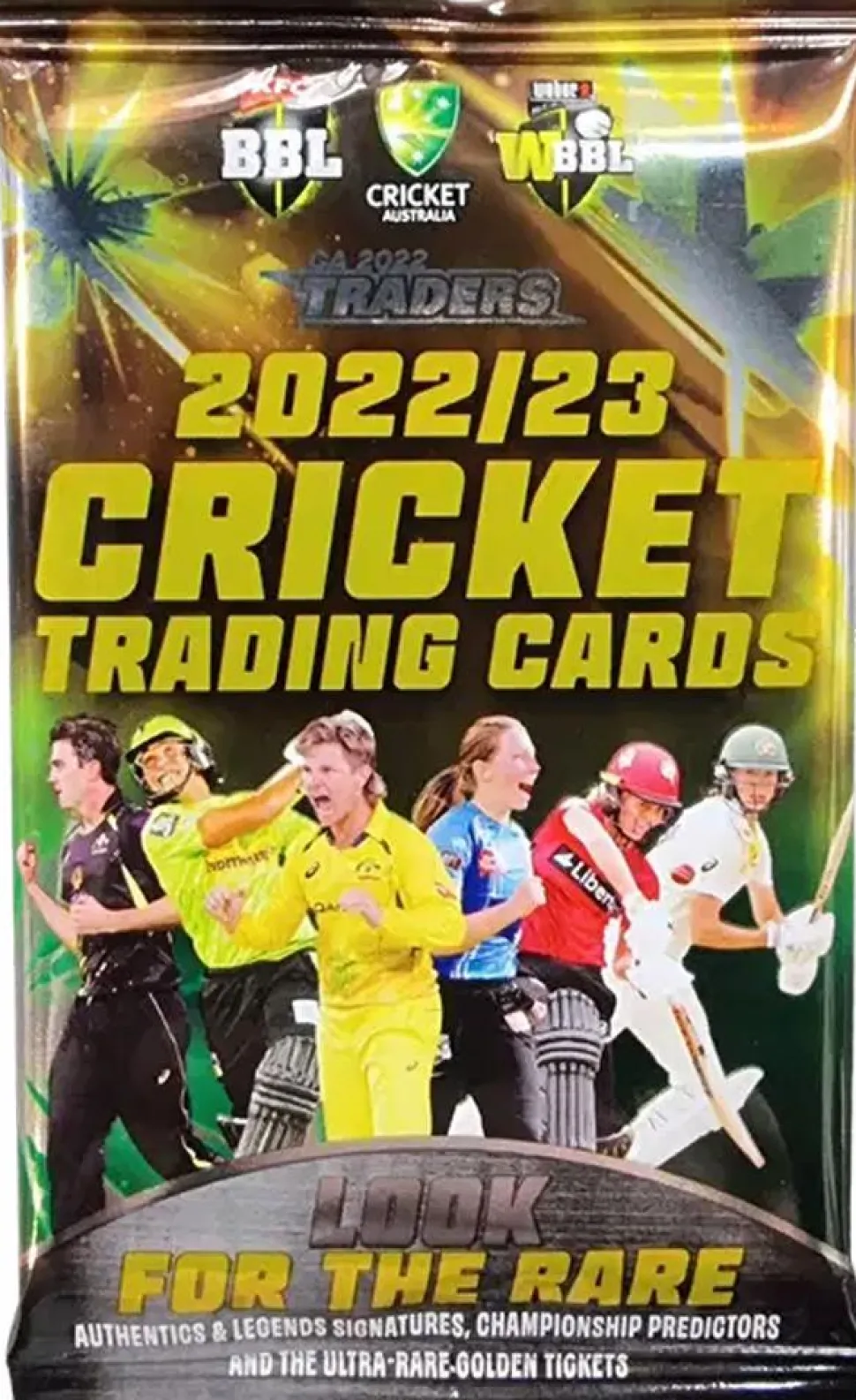 Cricket - 2022/23 Cricket Australia Traders Hobby Cards Pack (10 Cards)
