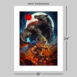 Critical Role - Chetney Pock O'Pea: RTA Fine Art Print by Richard Luong