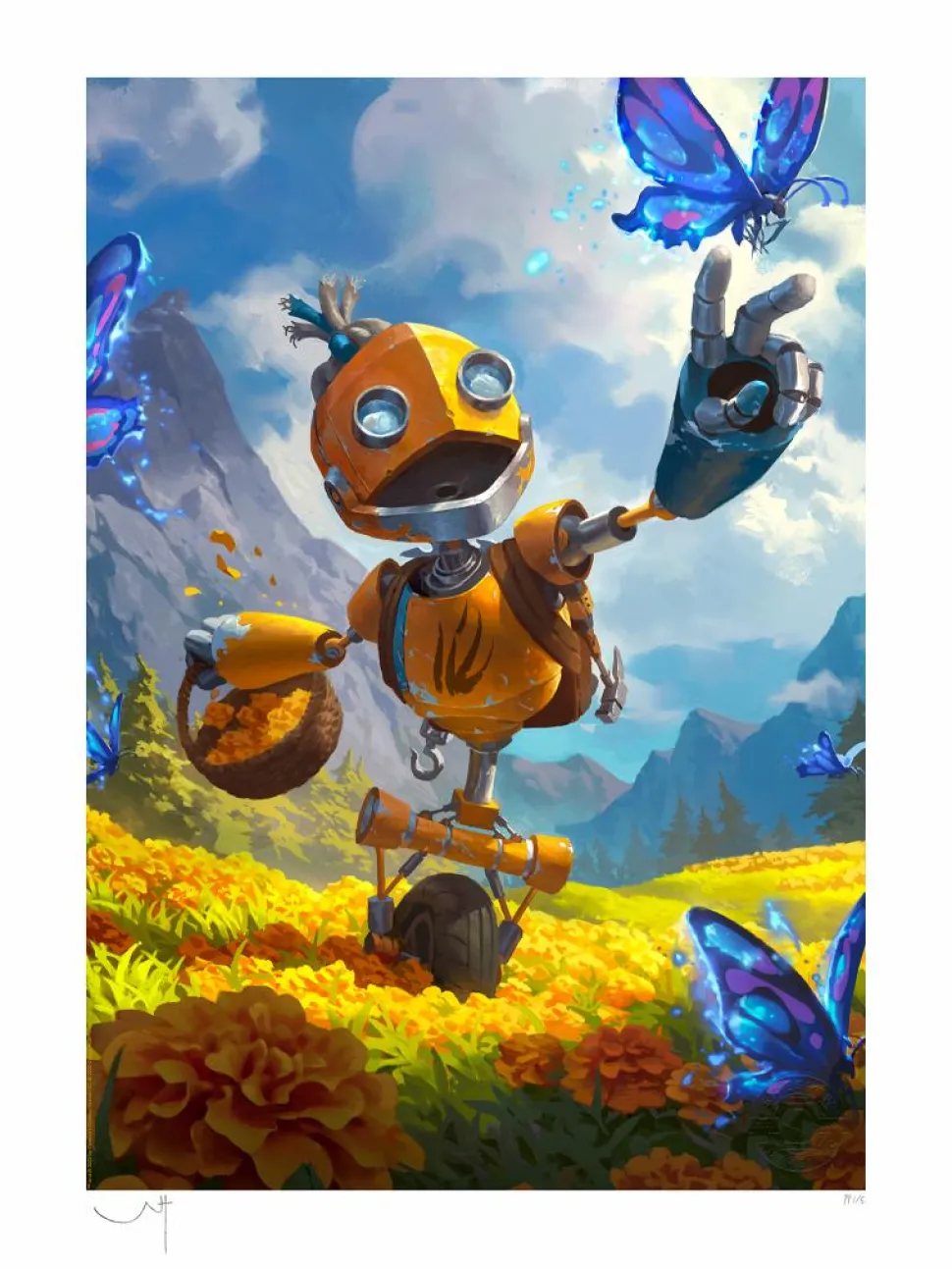 Critical Role - Fresh Cut Grass: Smiley Day! Fine Art Print by Nathaniel Himawan