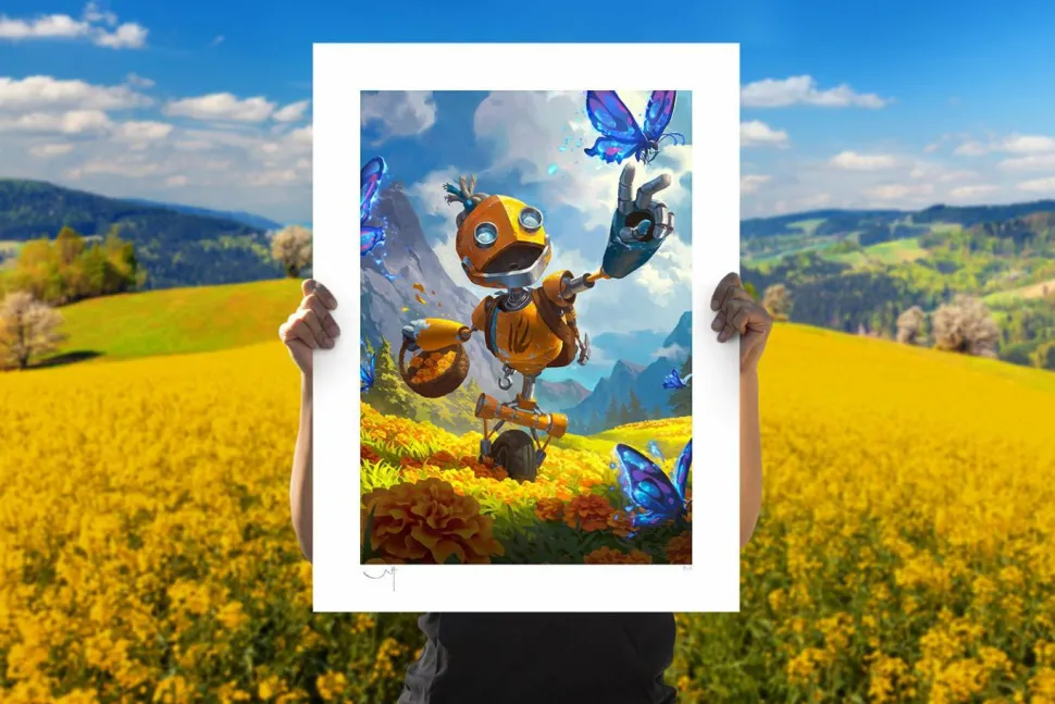 Critical Role - Fresh Cut Grass: Smiley Day! Fine Art Print by Nathaniel Himawan