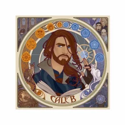 Critical Role - Mighty Nein Portrait Series: Caleb Fine Art Print by Sam Hogg