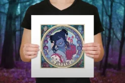 Critical Role - Mighty Nein Portrait Series: Jester Fine Art Print by Sam Hogg