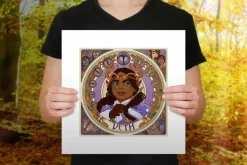 Critical Role - Mighty Nein Portrait Series: Veth Fine Art Print by Sam Hogg