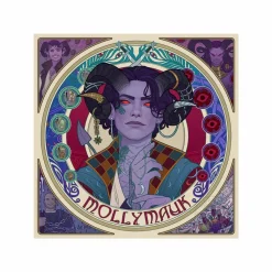 Critical Role - Mighty Nein Portrait Series: Mollymauk Fine Art Print by Sam Hogg
