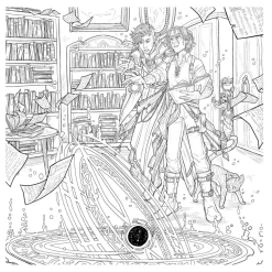 Critical Role - The Mighty Nein Colouring Book Paperback