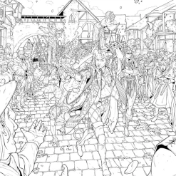 Critical Role - The Mighty Nein Colouring Book Paperback