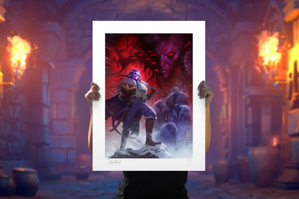Critical Role - The Tombtakers: The Path to Cognouza Fine Art Print by Robson Michel