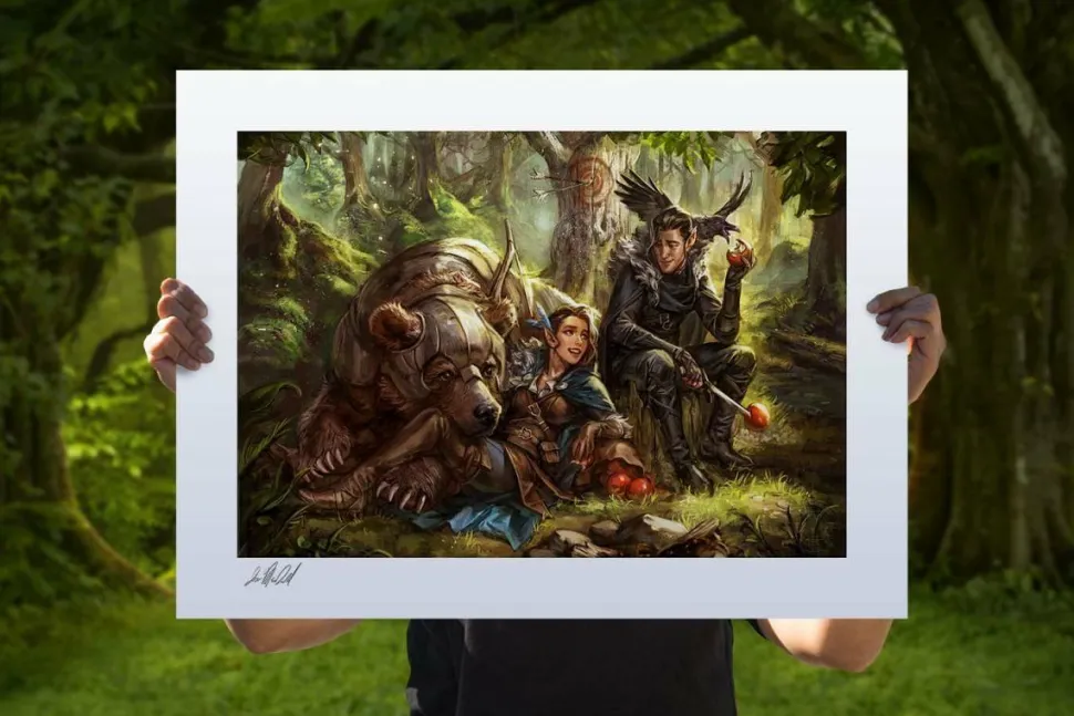 Critical Role - Vex & Vax Fine Art Print by Ian MacDonald