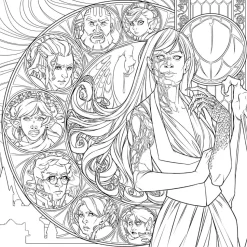 Critical Role - Vox Machina Colouring Book Paperback