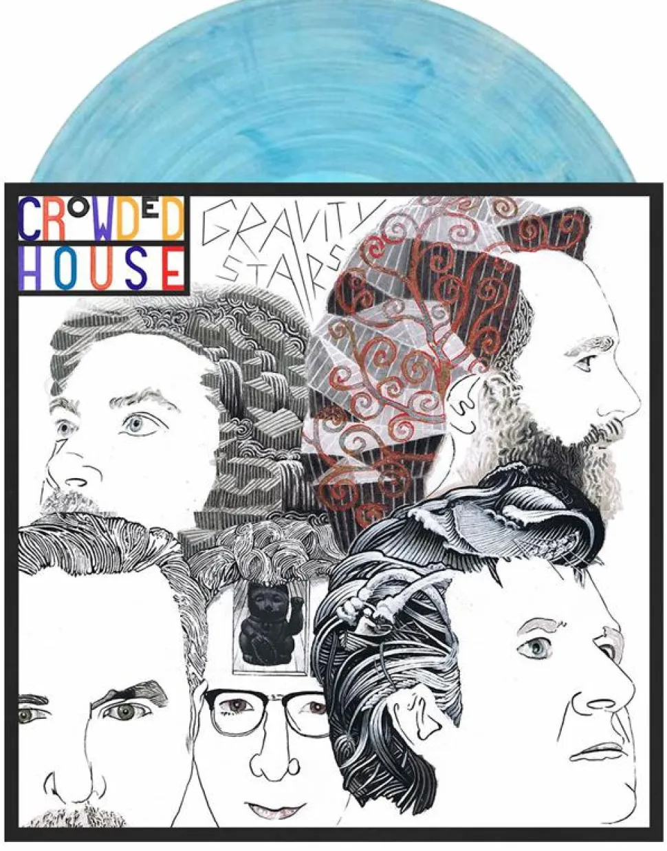 Crowded House - Gravity Stairs LP Vinyl Record (Blue Coloured Vinyl)