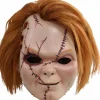 Curse of Chucky - Chucky Scarred Plastic Mask with Hair