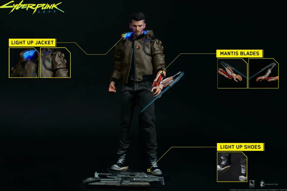 Cyberpunk 2077 - V Male & V Female 1/6th Scale Action Figure Ultimate Bundle (Set of 2 Figures with Sports Bike Replica) (Int Sales Only)