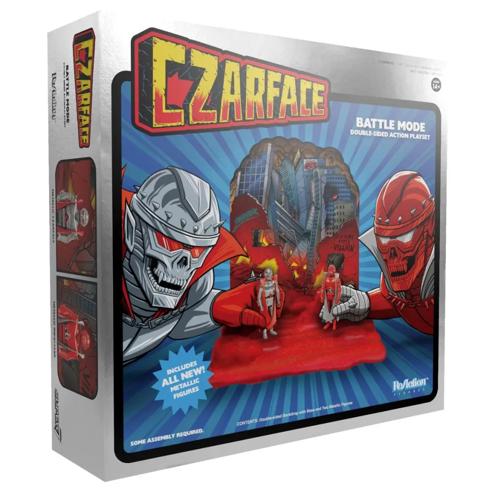 Czarface - Battle Mode Double-Sided ReAction 3.75” Scale Action Figure Playset