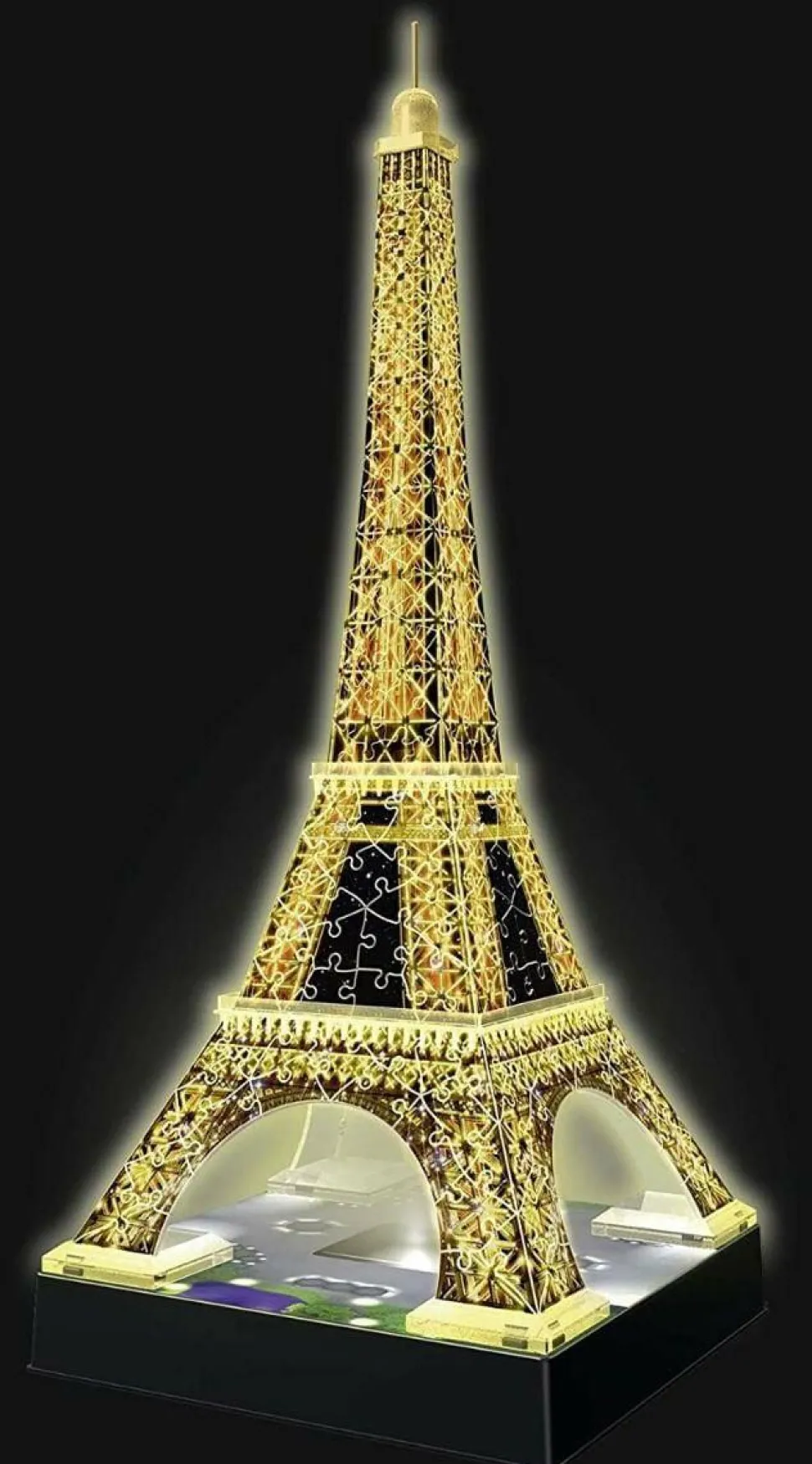3D Puzzle - Eiffel Tower at Night 18.5” 3D Jigsaw Puzzle