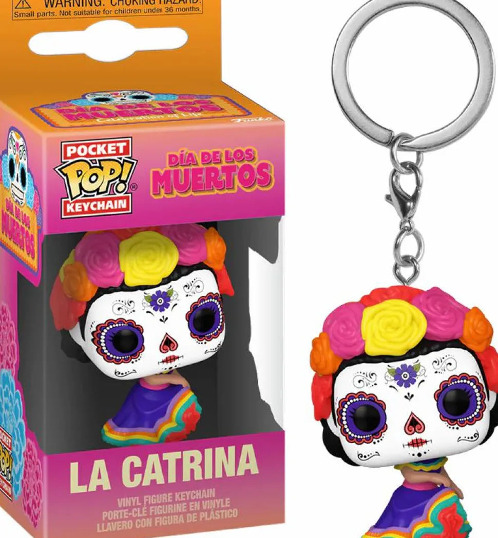 Día de los Muertos - La Catrina Pocket Pop! Keychain