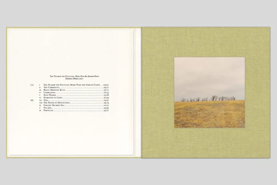 Damon Albarn - The Nearer The Fountain, More Pure The Stream Flows Super Deluxe LP Vinyl Record (White Vinyl + Bonus 7” Single)
