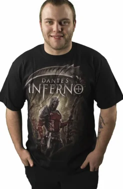 Dante's Inferno - Key Art Black Male T-Shirt