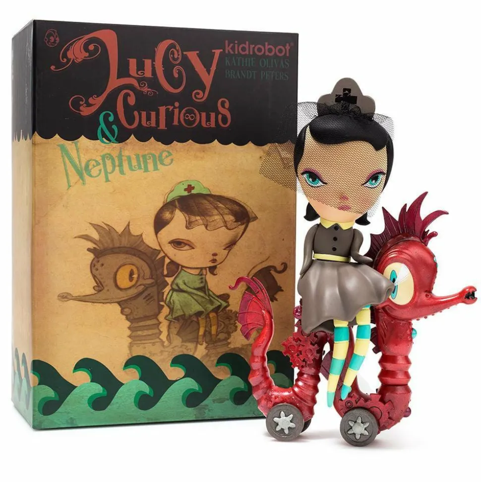 Dark Harbor - Lucy Curious 7” Vinyl Figure by Kathie Olivas