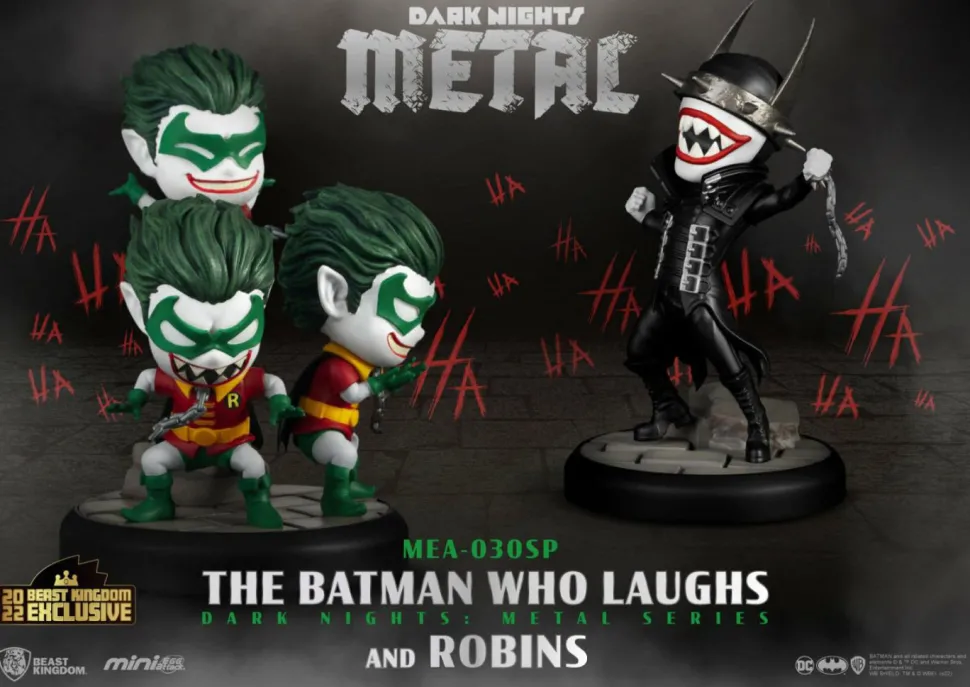 Dark Knights Metal - The Batman Who Laughs & Robin Minions Mini Egg Attack 4” Mini Figure 2-Pack (2022 Convention Exclusive)