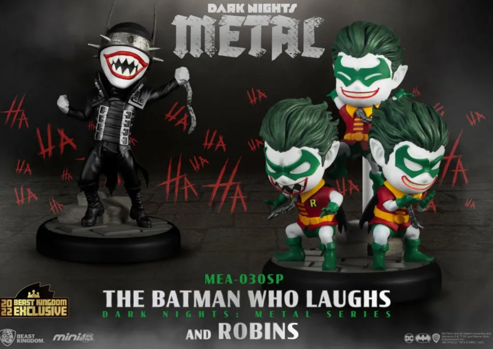 Dark Knights Metal - The Batman Who Laughs & Robin Minions Mini Egg Attack 4” Mini Figure 2-Pack (2022 Convention Exclusive)
