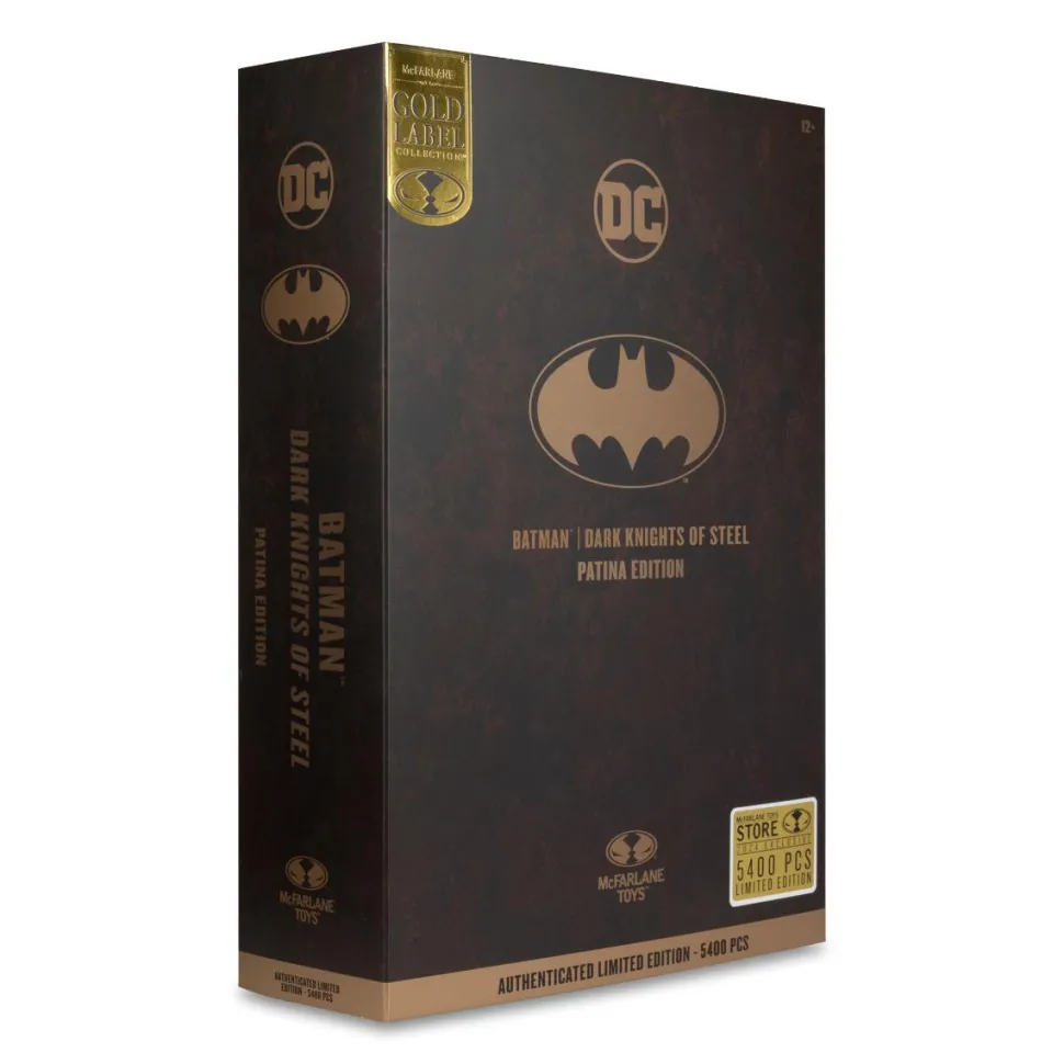 Dark Knights of Steel - Batman Patina Edition DC Multiverse Gold Label 7" Scale Action Figure