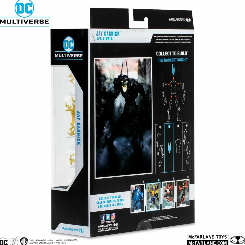 Dark Nights: Death Metal Speed Metal - Jay Garrick DC Multiverse 7” Scale Action Figure (The Darkest Knight Build-A-Figure)