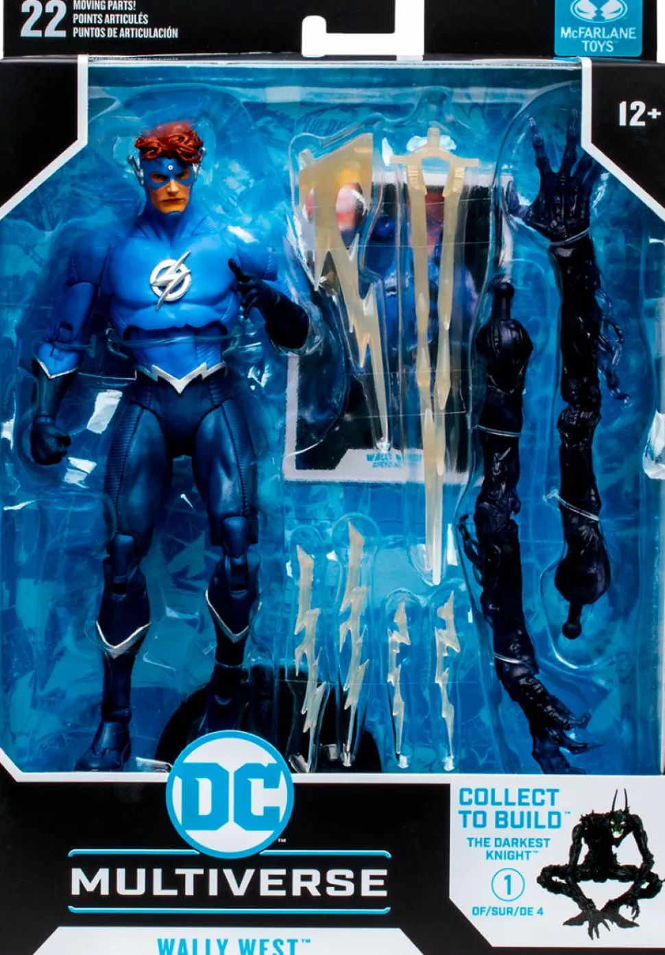 Dark Nights: Death Metal Speed Metal - Wally West DC Multiverse 7” Scale Action Figure (The Darkest Knight Build-A-Figure)