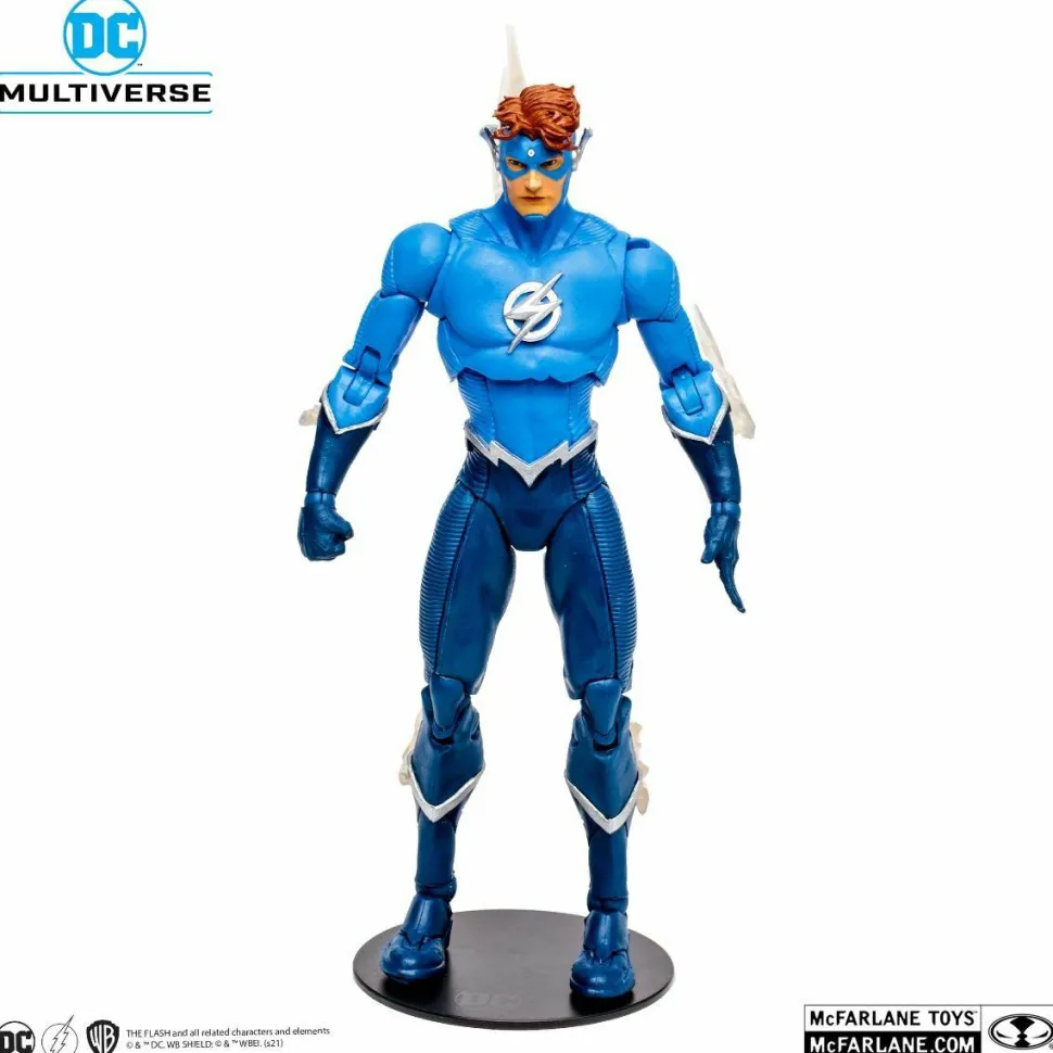 Dark Nights: Death Metal Speed Metal - Wally West DC Multiverse 7” Scale Action Figure (The Darkest Knight Build-A-Figure)