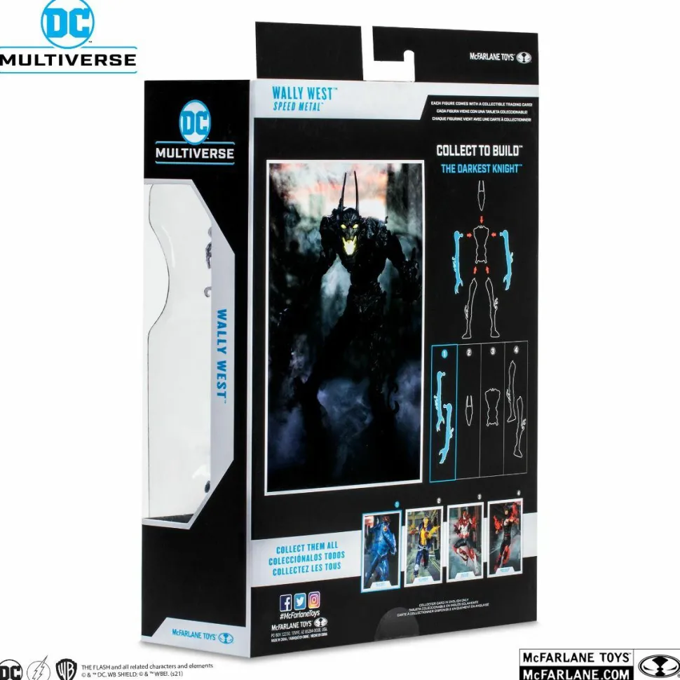 Dark Nights: Death Metal Speed Metal - Wally West DC Multiverse 7” Scale Action Figure (The Darkest Knight Build-A-Figure)