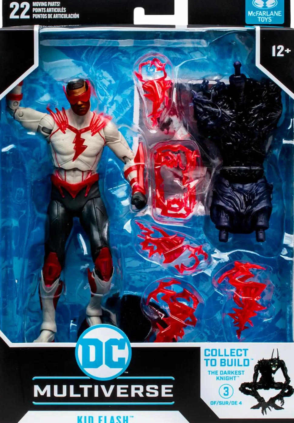 Dark Nights: Death Metal Speed Metal - Kid Flash DC Multiverse 7” Scale Action Figure (The Darkest Knight Build-A-Figure)