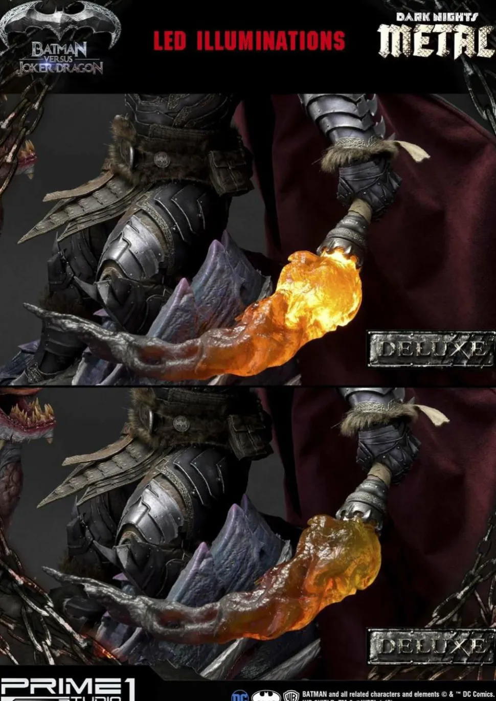 Dark Nights: Metal - Batman Versus Joker Dragon Deluxe 1/3 Scale Statue