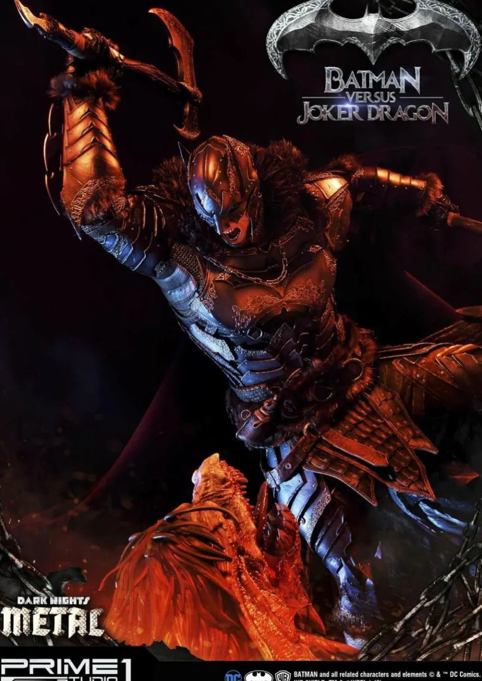 Dark Nights: Metal - Batman Versus Joker Dragon Deluxe 1/3 Scale Statue