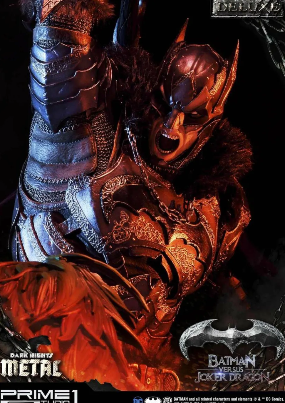 Dark Nights: Metal - Batman Versus Joker Dragon Deluxe 1/3 Scale Statue