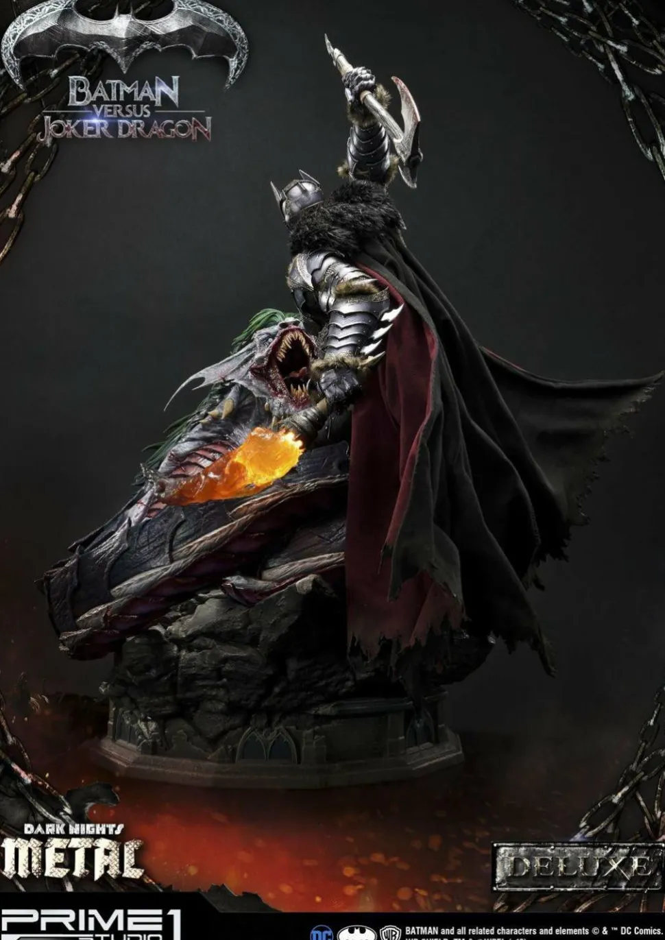 Dark Nights: Metal - Batman Versus Joker Dragon Deluxe 1/3 Scale Statue