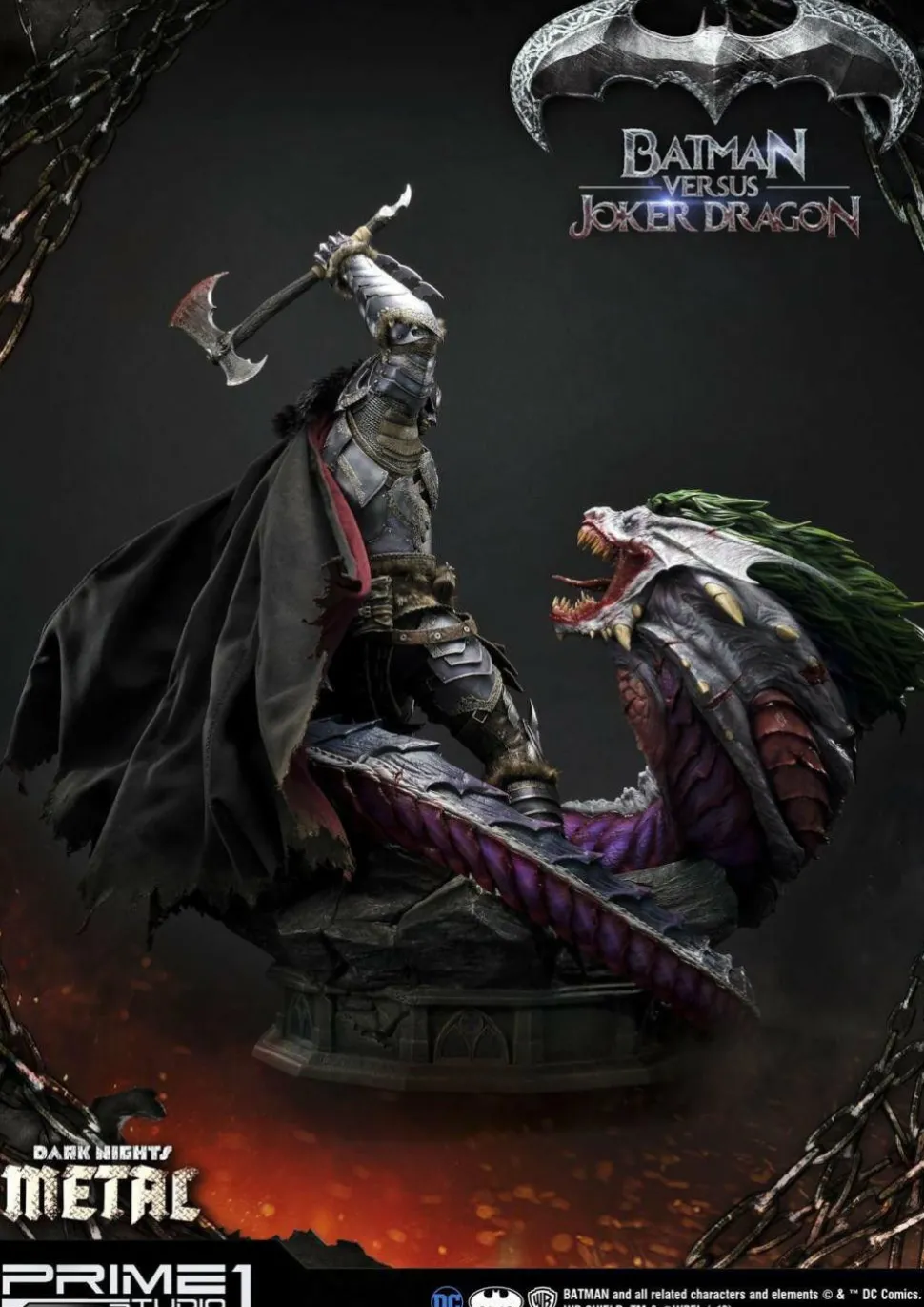 Dark Nights: Metal - Batman Versus Joker Dragon Deluxe 1/3 Scale Statue