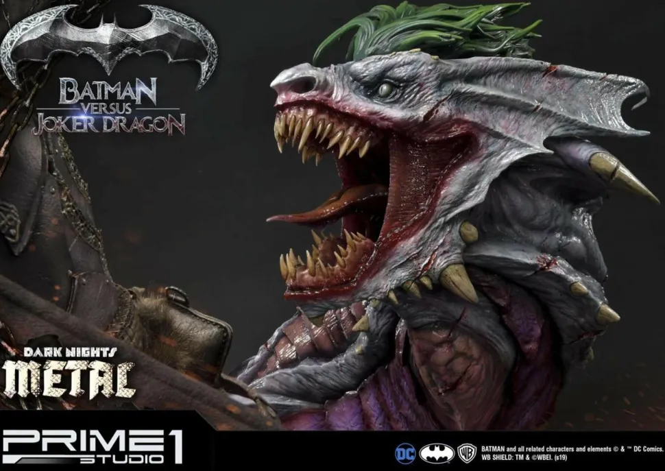 Dark Nights: Metal - Batman Versus Joker Dragon 1/3 Scale Statue