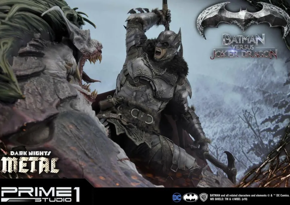 Dark Nights: Metal - Batman Versus Joker Dragon 1/3 Scale Statue