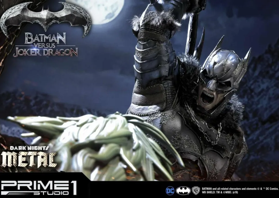Dark Nights: Metal - Batman Versus Joker Dragon 1/3 Scale Statue