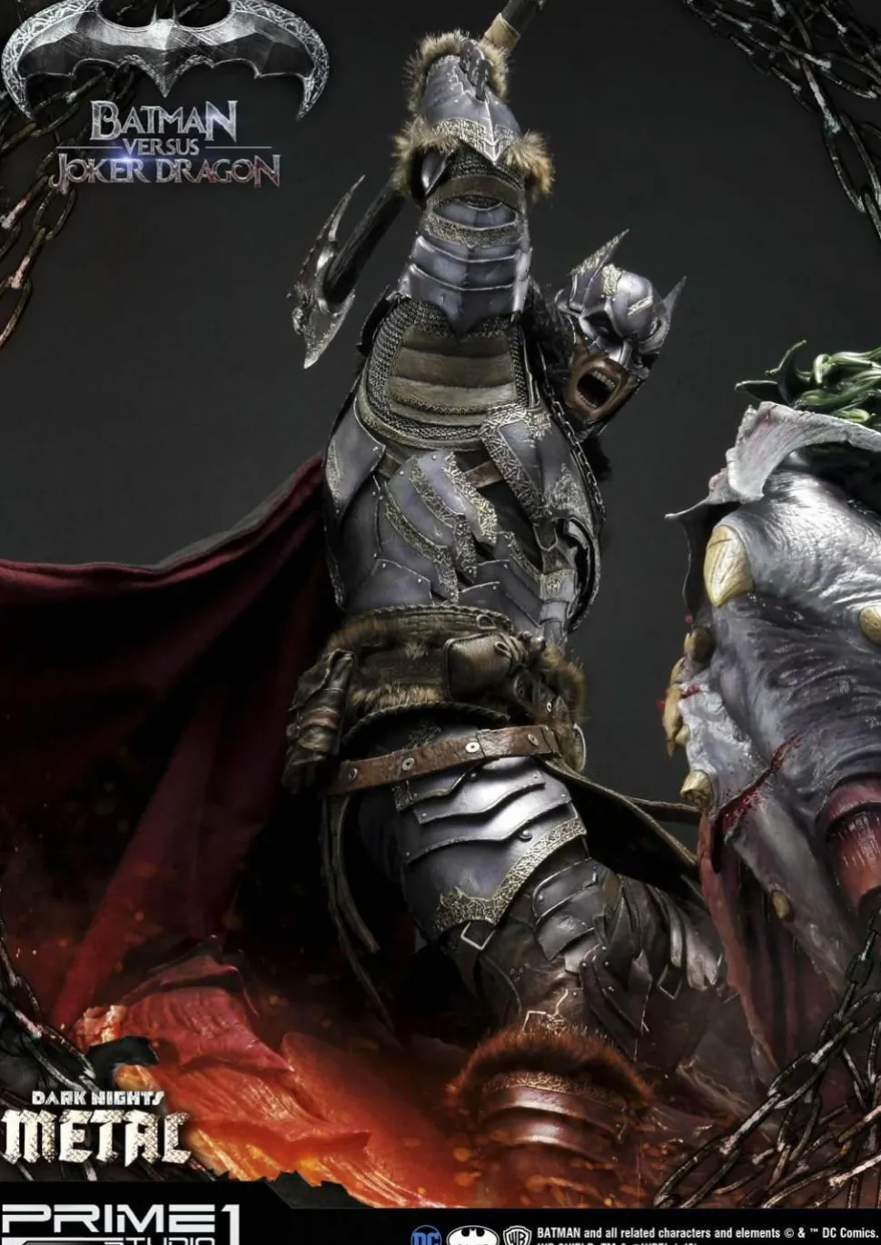 Dark Nights: Metal - Batman Versus Joker Dragon 1/3 Scale Statue