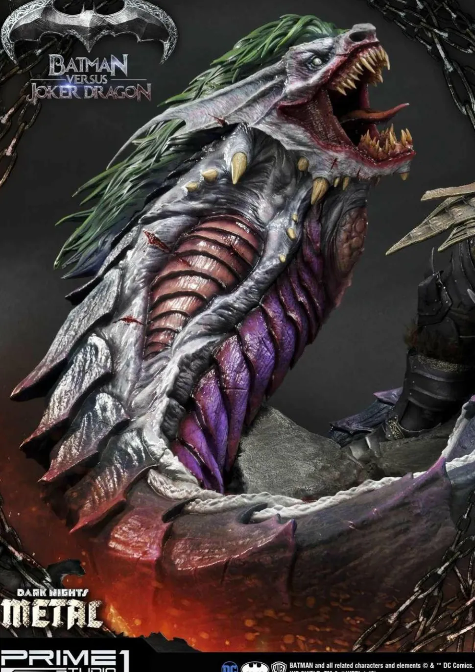 Dark Nights: Metal - Batman Versus Joker Dragon 1/3 Scale Statue