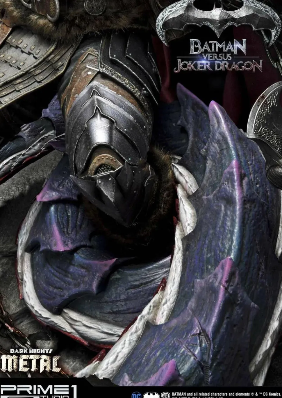 Dark Nights: Metal - Batman Versus Joker Dragon 1/3 Scale Statue