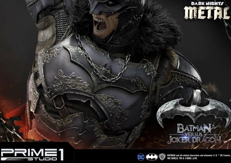 Dark Nights: Metal - Batman Versus Joker Dragon 1/3 Scale Statue